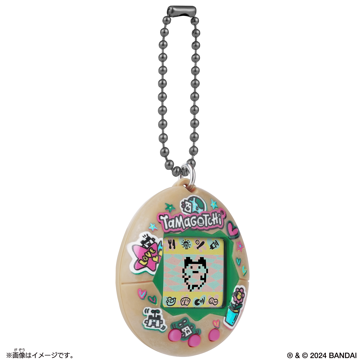 Original Tamagotchi Celebration Egg 右ななめカット